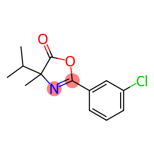 5(4H)-Oxazolone,  2-(3-chlorophenyl)-4-methyl-4-(1-methylethyl)-