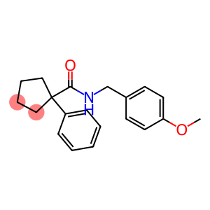 N-((4-METHOXYPHENYL)METHYL)(PHENYLCYCLOPENTYL)FORMAMIDE