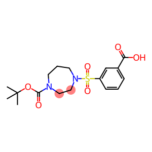 4-(3-CARBOXY-BENZENESULFONYL)-[1,4]DIAZEPANE-1-CARBOXYLIC ACID TERT-BUTYL ESTER