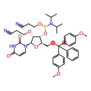 uridine, 5'-o-[bis(4-methoxyphenyl)phenylmethyl]-2'-o-(2-cyanoethyl)-, 3'-[2-cyanoethyl n,n-bis(1-methylethyl)phosphoramidite]