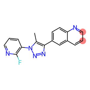 6-[1-(2-fluoropyridin-3-yl)-5-methyltriazol-4-yl]quinoline