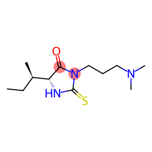 4-Imidazolidinone, 3-[3-(dimethylamino)propyl]-5-[(1R)-1-methylpropyl]-2-thioxo-, (5R)-rel-