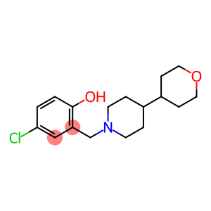 Phenol, 4-chloro-2-[[4-(tetrahydro-2H-pyran-4-yl)-1-piperidinyl]methyl]-