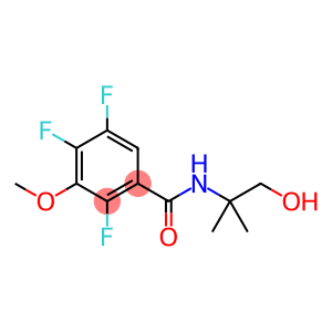 Benzamide, 2,4,5-trifluoro-N-(2-hydroxy-1,1-dimethylethyl)-3-methoxy-