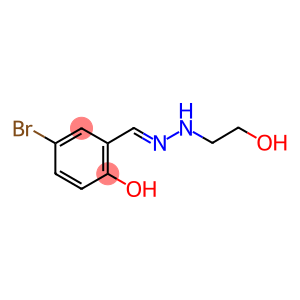 Benzaldehyde, 5-bromo-2-hydroxy-, 2-(2-hydroxyethyl)hydrazone