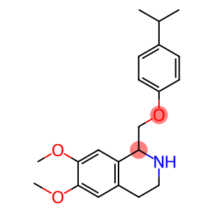 1-((4-Isopropylphenoxy)methyl)-6,7-dimethoxy-1,2,3,4-tetrahydroisoquinoline