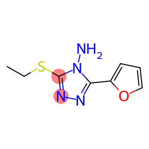 3-(ethylthio)-5-(2-furyl)-1,2,4-triazol-4-amine