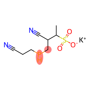 potassium 2-[bis(2-cyanoethyl)phosphine]ethanesulphonate