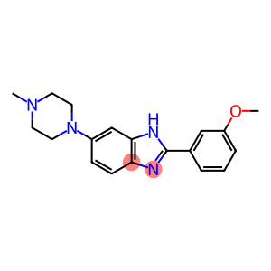 2-(3-methoxyphenyl)-6-(4-methylpiperazin-1-yl)-1H-1,3-benzodiazole