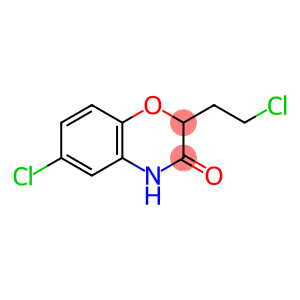 2H-1,4-Benzoxazin-3(4H)-one, 6-chloro-2-(2-chloroethyl)-