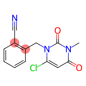 2-((6-Chloro-3-methyl-2,4-dioxo-3,4-dihydropyrimidin-1(2H)-yl)methyl)benzonitrile