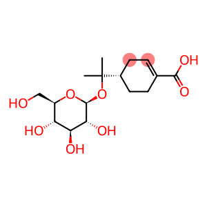 (4S)-4-[1-(beta-D-Glucopyranosyloxy)-1-methylethyl]-1-cyclohexene-1-carboxylic acid