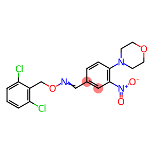 Benzaldehyde, 4-(4-morpholinyl)-3-nitro-, O-[(2,6-dichlorophenyl)methyl]oxime
