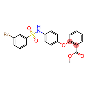 METHYL 2-(4-([(3-BROMOPHENYL)SULFONYL]AMINO)PHENOXY)BENZENECARBOXYLATE