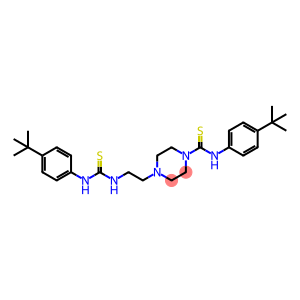 4-[2-(([4-(TERT-BUTYL)ANILINO]CARBOTHIOYL)AMINO)ETHYL]-N-[4-(TERT-BUTYL)PHENYL]TETRAHYDRO-1(2H)-PYRAZINECARBOTHIOAMIDE