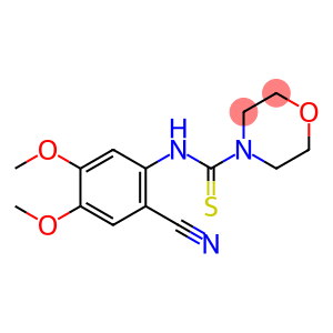 N-(2-CYANO-4,5-DIMETHOXYPHENYL)-4-MORPHOLINECARBOTHIOAMIDE