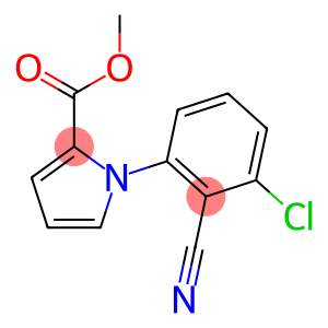 methyl 1-(3-chloro-2-cyanophenyl)-1H-pyrrole-2-carboxylate