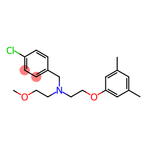 [(4-chlorophenyl)methyl][2-(3,5-dimethylphenoxy)ethyl](2-methoxyethyl)amine