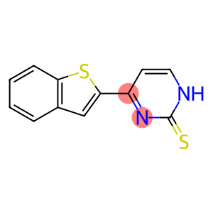 4-(1-BENZOTHIOPHEN-2-YL)-2-PYRIMIDINETHIOL