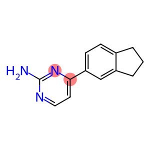 4-(2,3-DIHYDRO-1H-INDEN-5-YL)-2-PYRIMIDINYLAMINE