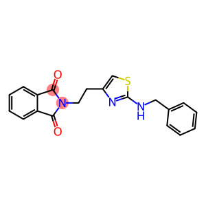 2-(2-[2-(BENZYLAMINO)-1,3-THIAZOL-4-YL]ETHYL)-1H-ISOINDOLE-1,3(2H)-DIONE