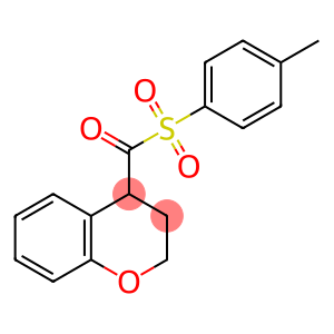 (3,4-dihydro-2H-1-benzopyran-4-yl)(4-methylbenzenesulfonyl)methanone