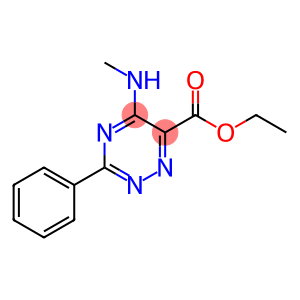 ethyl 5-(methylamino)-3-phenyl-1,2,4-triazine-6-carboxylate