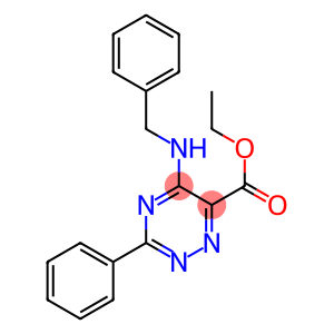 ethyl 5-(benzylamino)-3-phenyl-1,2,4-triazine-6-carboxylate