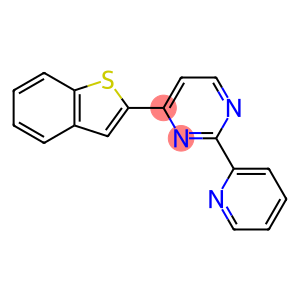 4-(1-BENZOTHIOPHEN-2-YL)-2-(2-PYRIDINYL)PYRIMIDINE