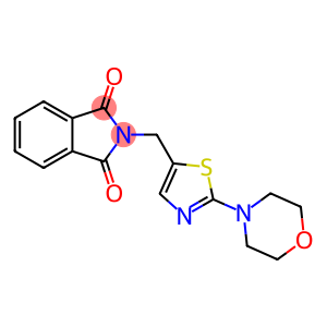 2-[(2-MORPHOLINO-1,3-THIAZOL-5-YL)METHYL]-1H-ISOINDOLE-1,3(2H)-DIONE