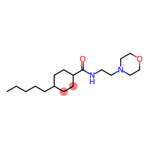 N-[2-(morpholin-4-yl)ethyl]-4-pentylcyclohexane-1-carboxamide