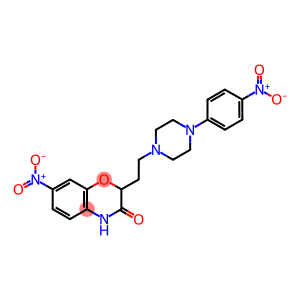 7-NITRO-2-(2-[4-(4-NITROPHENYL)PIPERAZINO]ETHYL)-2H-1,4-BENZOXAZIN-3(4H)-ONE