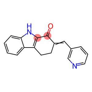 2-[(E)-3-PYRIDINYLMETHYLIDENE]-2,3,4,9-TETRAHYDRO-1H-CARBAZOL-1-ONE