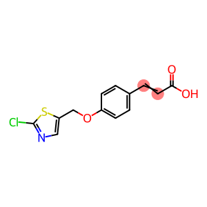 (2E)-3-{4-[(2-chloro-1,3-thiazol-5-yl)methoxy]phenyl}prop-2-enoic acid