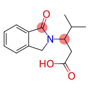 4-methyl-3-(1-oxo-2,3-dihydro-1H-isoindol-2-yl)pentanoic acid