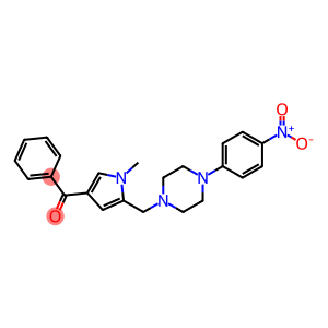 Methanone, [1-methyl-5-[[4-(4-nitrophenyl)-1-piperazinyl]methyl]-1H-pyrrol-3-yl]phenyl-