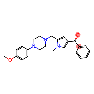 (5-([4-(4-METHOXYPHENYL)PIPERAZINO]METHYL)-1-METHYL-1H-PYRROL-3-YL)(PHENYL)METHANONE