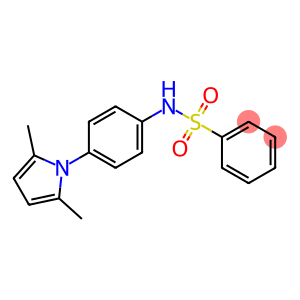 N-[4-(2,5-dimethylpyrrol-1-yl)phenyl]benzenesulfonamide