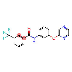 N-[3-(pyrazin-2-yloxy)phenyl]-3-(trifluoromethyl)benzamide