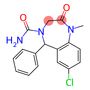 4H-1,4-Benzodiazepine-4-carboxamide, 7-chloro-1,2,3,5-tetrahydro-1-methyl-2-oxo-5-phenyl-, (+-)-