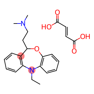 Dibenz(b,e)(1,4)oxazepine-11-ethanamine, 5,11-dihydro-5-ethyl-N,N-dime thyl-, (+-)-, (E)-2-butenedioate (1:1)