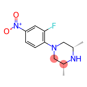 (3R,5S)-1-(2-Fluoro-4-nitrophenyl)-3,5-dimethylpiperazine