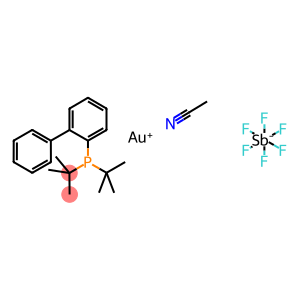 (乙腈)[(2-联苯)二叔丁基膦]六氟锑酸金(I)