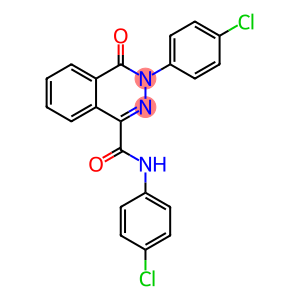 N,3-BIS(4-CHLOROPHENYL)-4-OXO-3,4-DIHYDRO-1-PHTHALAZINECARBOXAMIDE