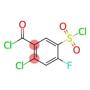 2-Chloro-5-(chlorosulfonyl)-4-fluorobenzoyl chloride