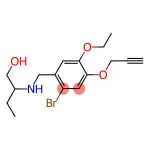 2-{[2-bromo-5-ethoxy-4-(2-propynyloxy)benzyl]amino}-1-butanol