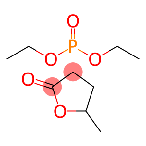 Phosphonic acid, (tetrahydro-5-methyl-2-oxo-3-furanyl)-, diethyl ester
