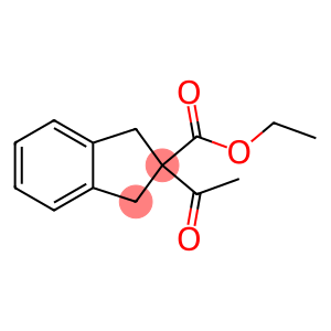 1H-Indene-2-carboxylic acid, 2-acetyl-2,3-dihydro-, ethyl ester