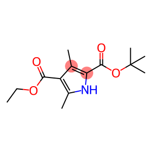 3,5-dimethyl-1h-pyrrole-2,4-dicarboxylic acid 2-tert-butyl ester 4-ethyl ester