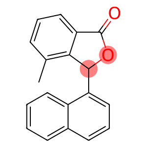 1(3H)-Isobenzofuranone, 4-methyl-3-(1-naphthalenyl)-
